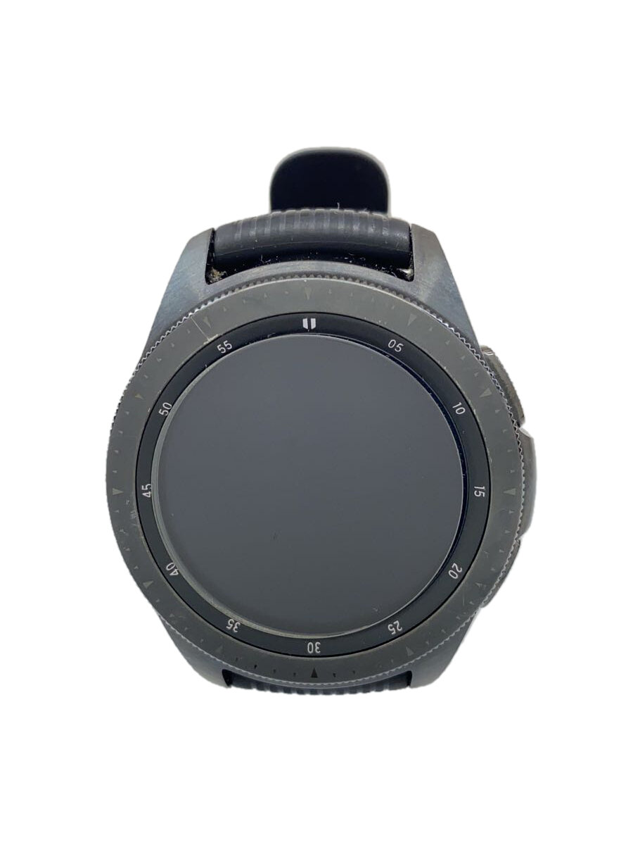 【中古】SAMSUNG◆Galaxy Watch SM-R810NZKAXJP [十二時黒いこと]/デジタル【服飾雑貨他】