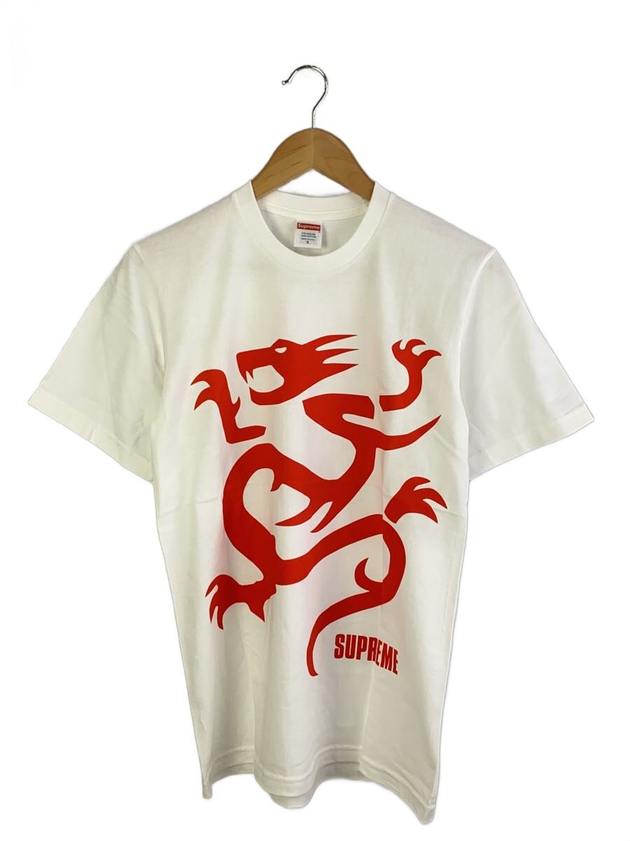 【中古】Supreme◆プルオーバー/S/綿織物/WHT/刷り上げる【メンズウェア】