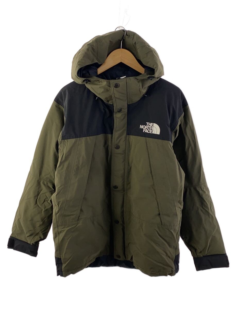 【中古】THE NORTH FACE◆MOUNTAIN DOWN JACKET_マウンテンダウンジャケット/L/ナイロン/KHK/無地【メンズウェア】｜2ｎｄ STREET 店