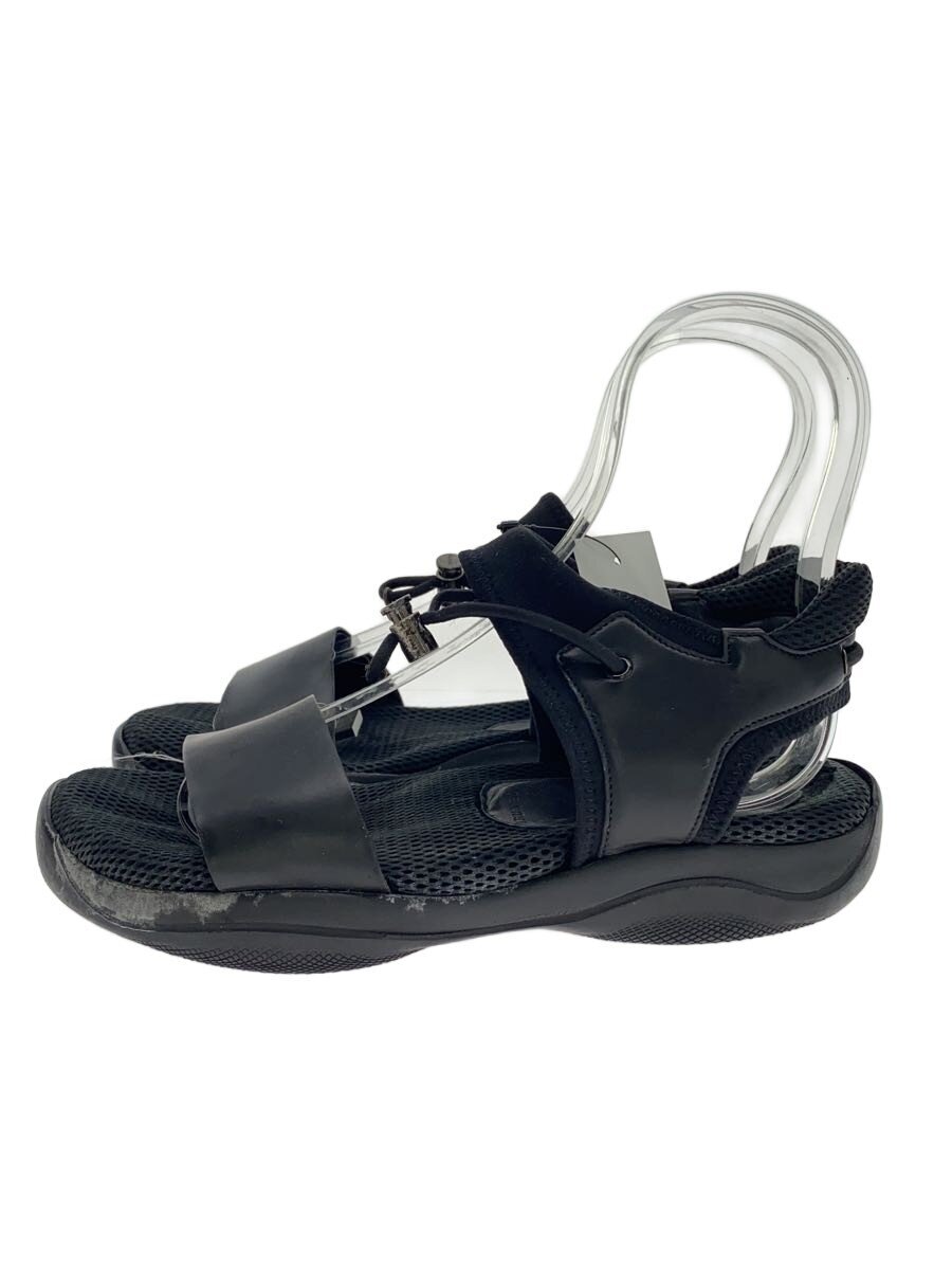 【中古】PRADA◆サンダル/--/BLK//【シューズ】