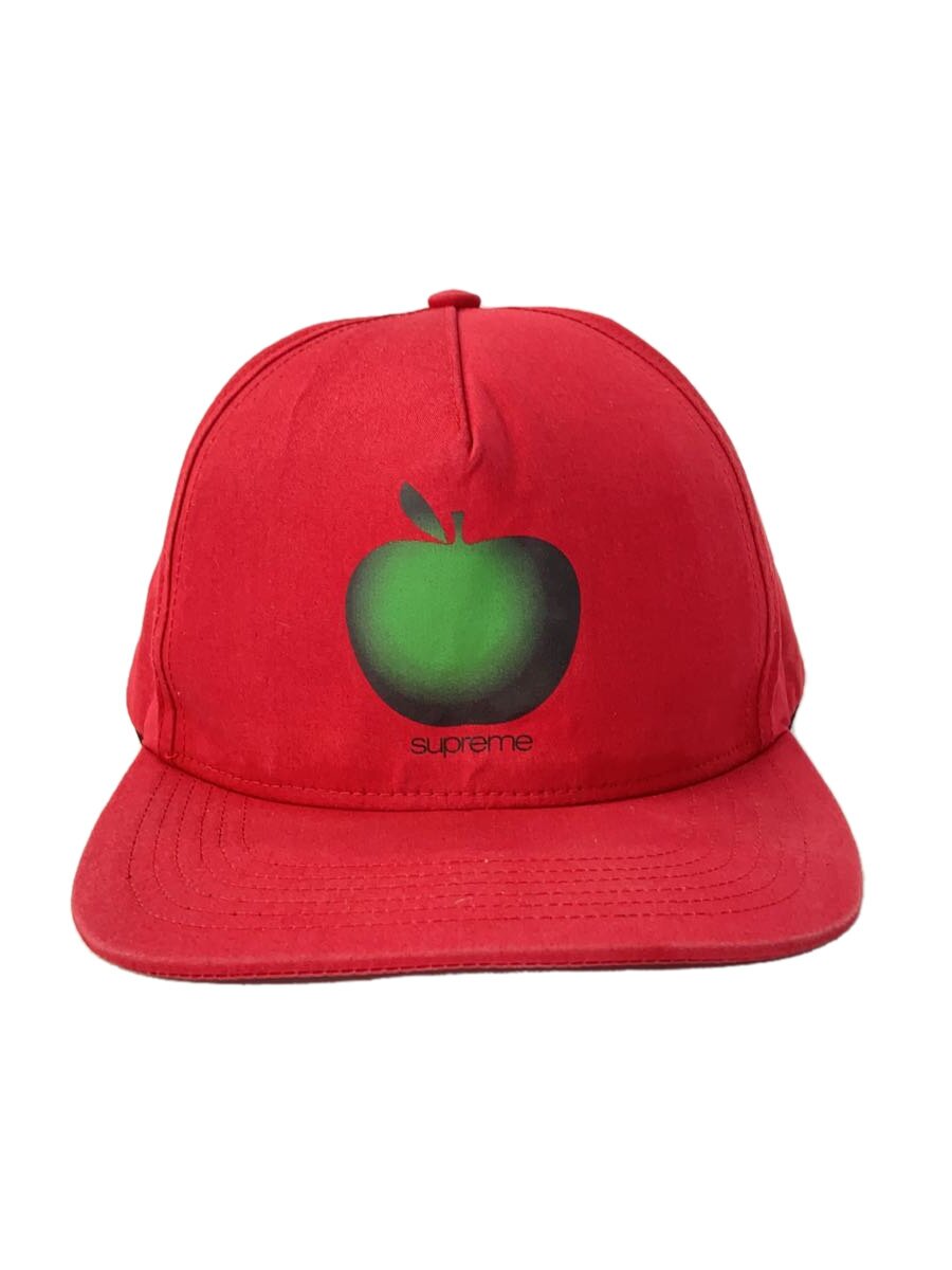 【中古】Supreme◆旗がしら/FREE/RED/メンズ/19SS Apple 5-Panel【服飾雑貨他】