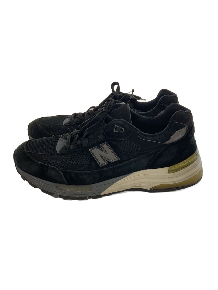 【中古】NEW BALANCE◆M992/黒いこと/27.5糎/BLK/スウェード【シューズ】