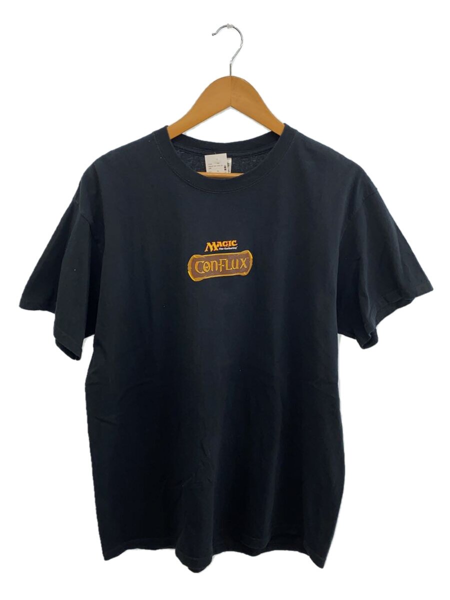 【中古】FRUIT OF THE LOOM◆00s/二枚引き船/MAGIC THE GATHERING/両面刷り上げる/プルオーバー/XL/綿織物/黒いこと【メンズウェア】