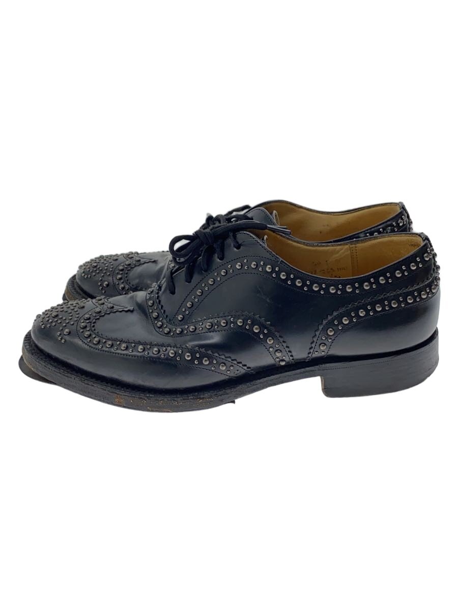 【中古】Church’s◆BURWOOD/内羽ウィングチップ/お召しものシューズ/25.5糎/BLK/なめし革//【シューズ】