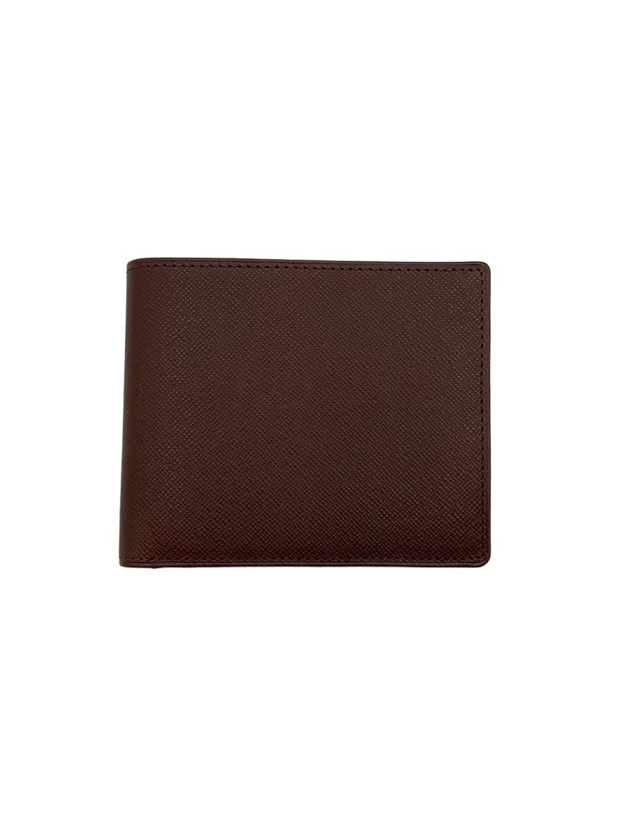 【中古】SOMES SADDLE◆2つ折り金入れ/牛皮/BRW/メンズ/PI-36【服飾雑貨他】