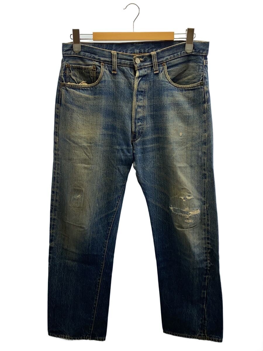 【中古】Levi’s◆VT/70s/501 66 BIG-E/約W35×L29/原則としてR/スレーキスタンプ/名取り草裏6/取り繕い【メンズウェア】
