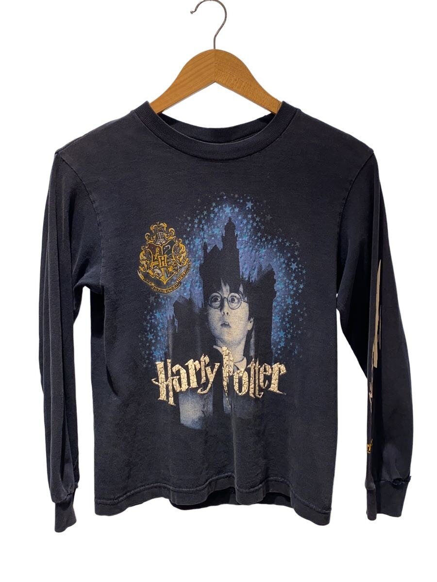 【中古】Harry Portter/00s/ハリーポッター/ロンT/長袖ティーシャツ/--/--/NVY/刷り上げる【レディース御召しもの】