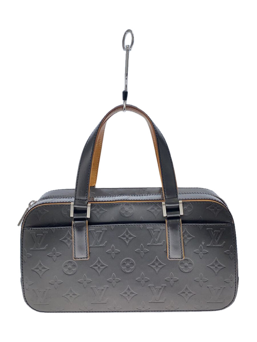 【中古】LOUIS VUITTON◆シェルトン_モノグラム・引っ敷き_BLK/なめし革/BLK【御徒面子】