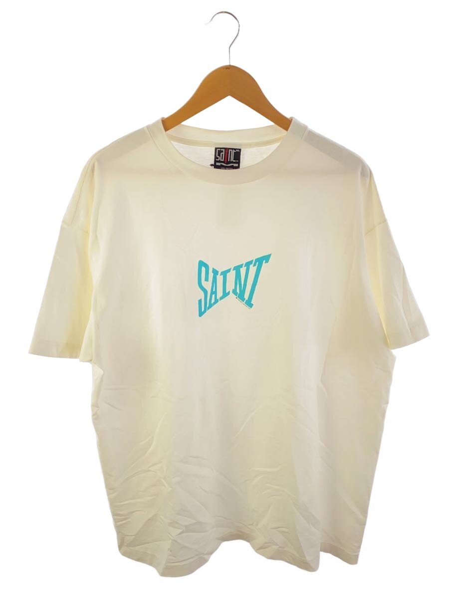 【中古】SAINT MICHAEL◆ティーシャツ/XL/綿織物/WHT/24SS/シュロの葉ロゴタイプ/SM-YS8-0000-012【メンズウェア】