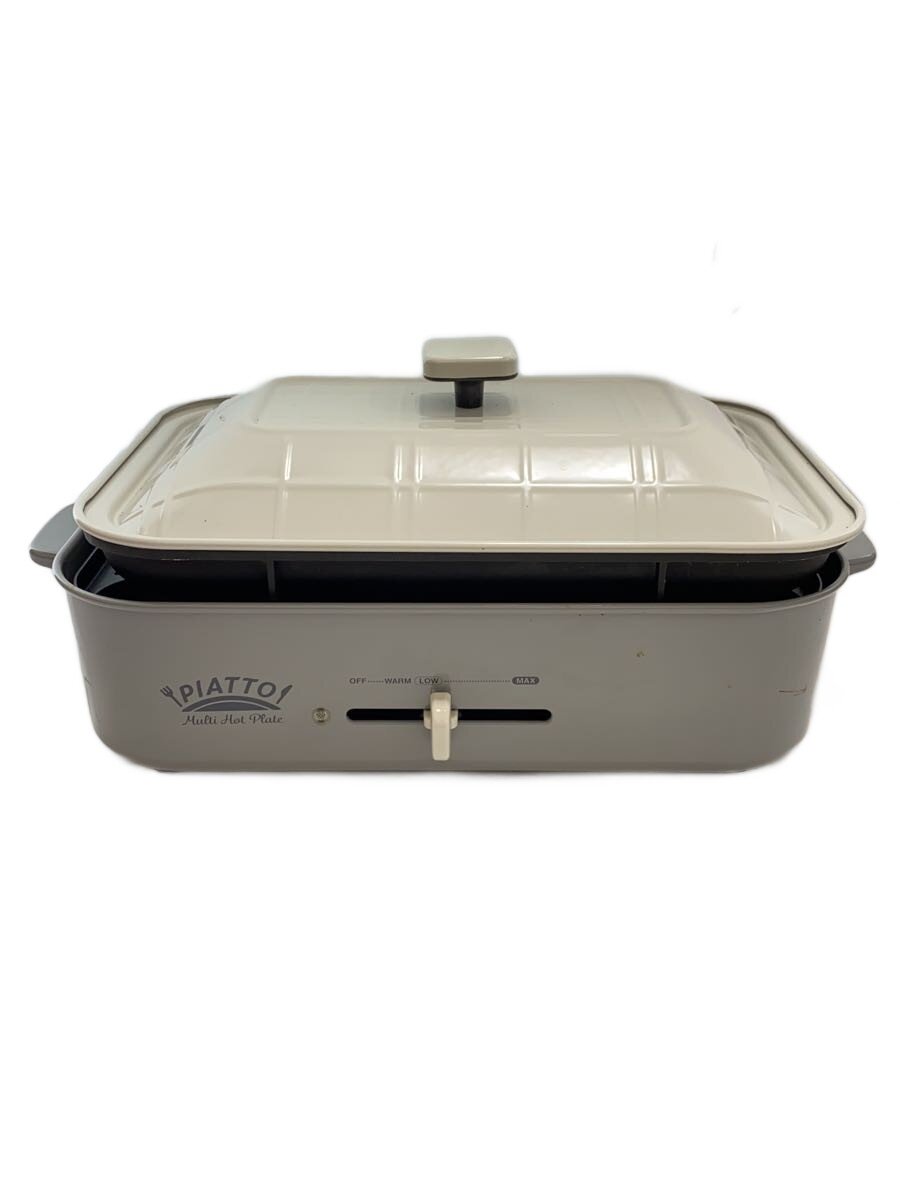 【中古】アピックス◆ホットプレート PIATTO AHP-199-GY [ライトグレー]【家電・ビジュアル・オーディオ】