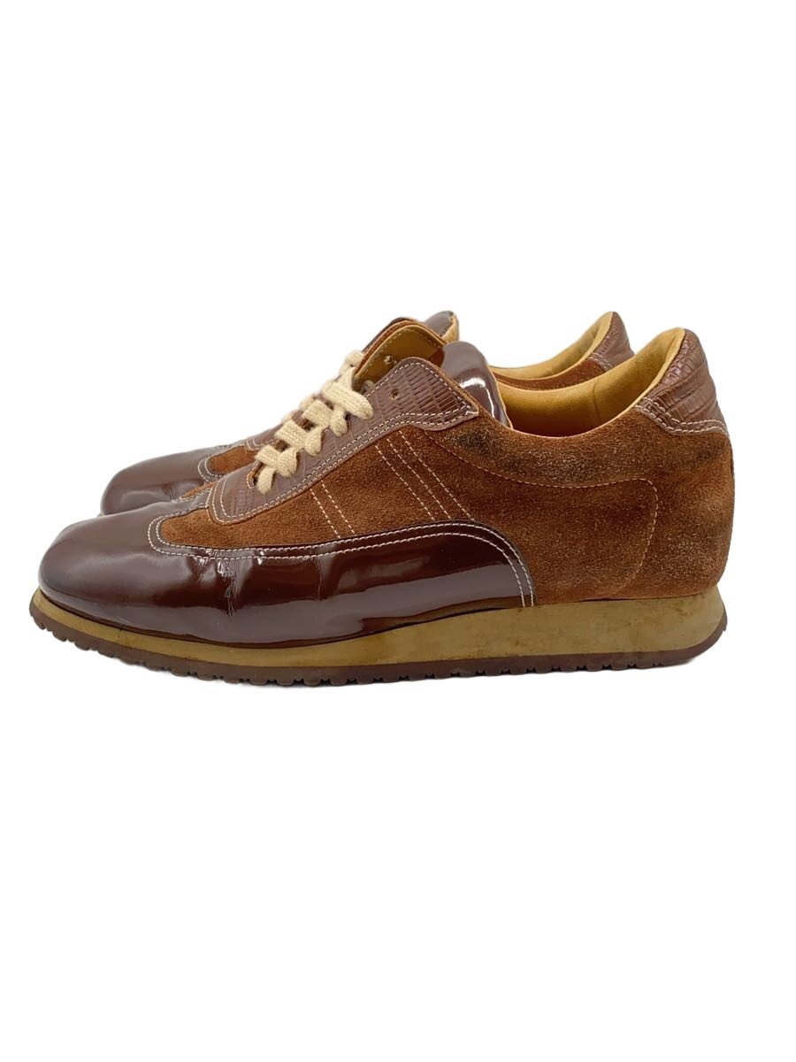 【中古】Santoni◆ローカットスニーカー/37/BRW【シューズ】