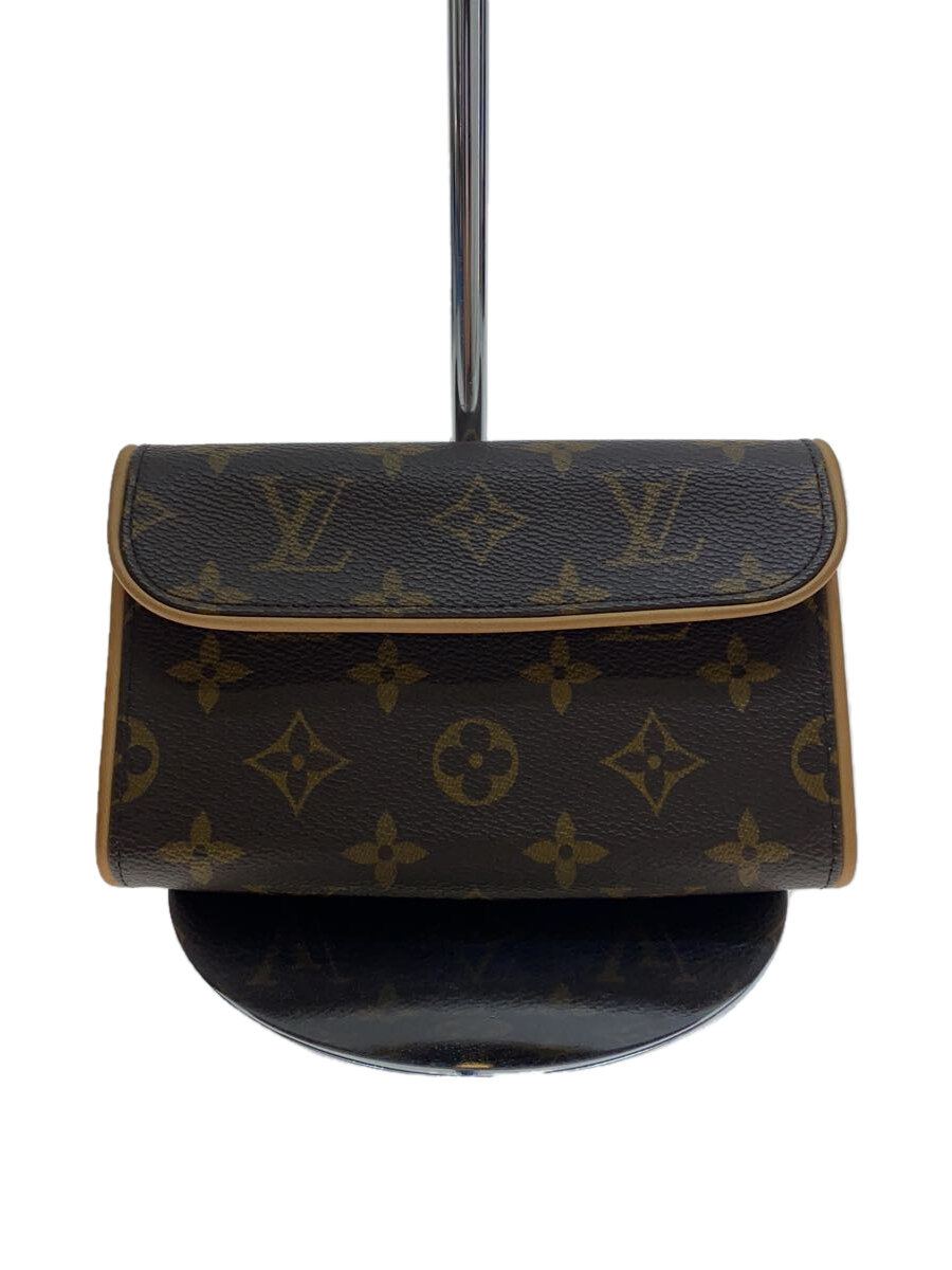 【中古】LOUIS VUITTON◆ポシェット・フロランティーヌ_モノグラム・帆布_BRW/PVC/BRW//【御徒面子】