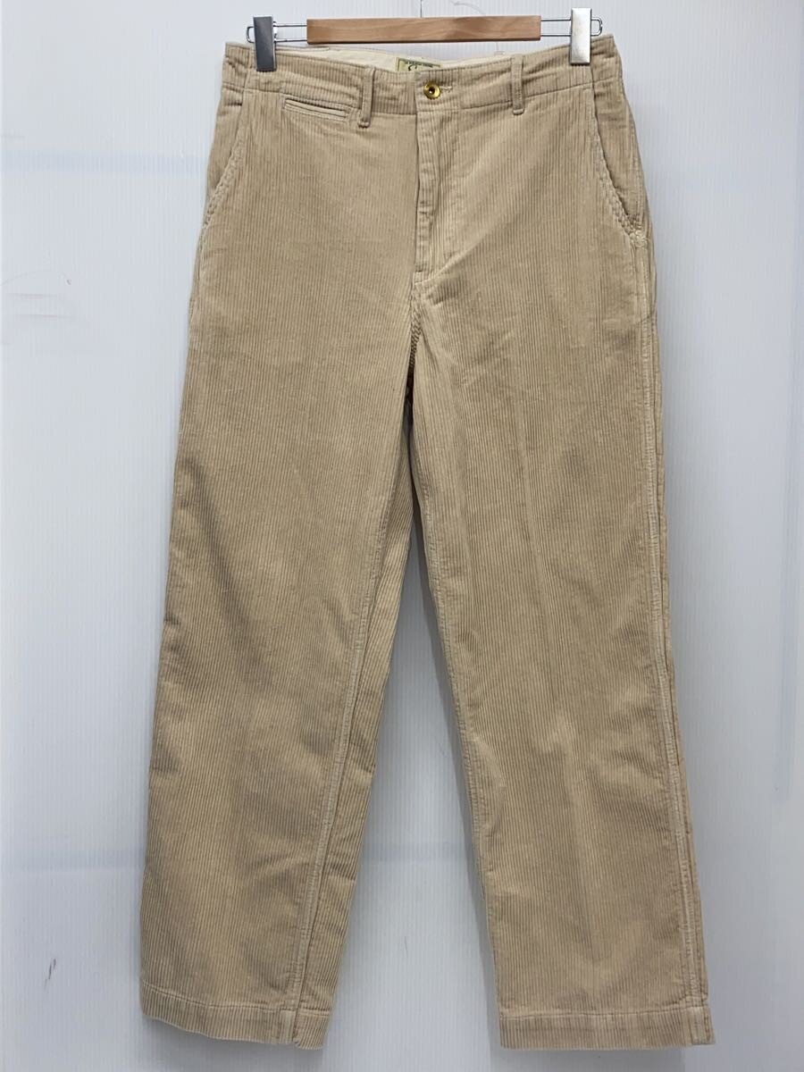 【中古】Schott◆CORDUROY TROUSERS/ストレートパンツ/32/コーデュロイ/BEG/無地/782-5210014【メンズウェア】|2nd STREET 店