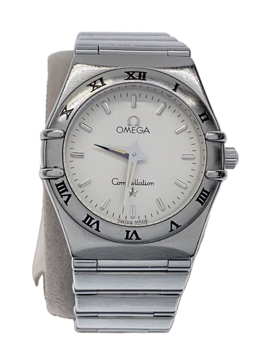 【中古】OMEGA◆コンステレーションミニ/アナログ/ステンレス鋼/SLV/123.10.24/constellation/小傷有【服飾雑貨他】