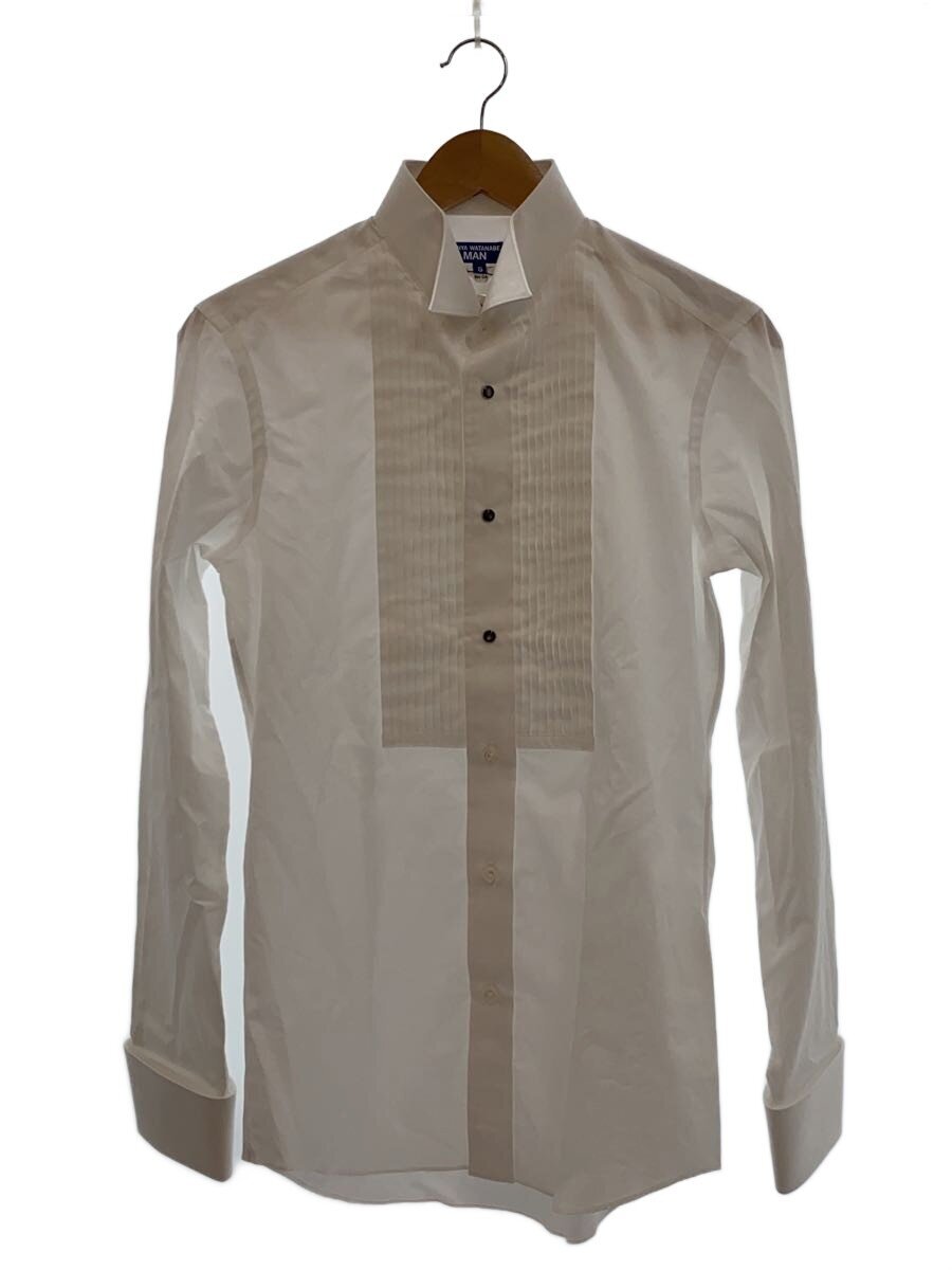 【中古】JUNYA WATANABE COMME des GARCONS MAN◆長袖シャツ/S/コットン/ホワイト/無地/WO-B003【メンズウェア】｜2ｎｄ STREET 店