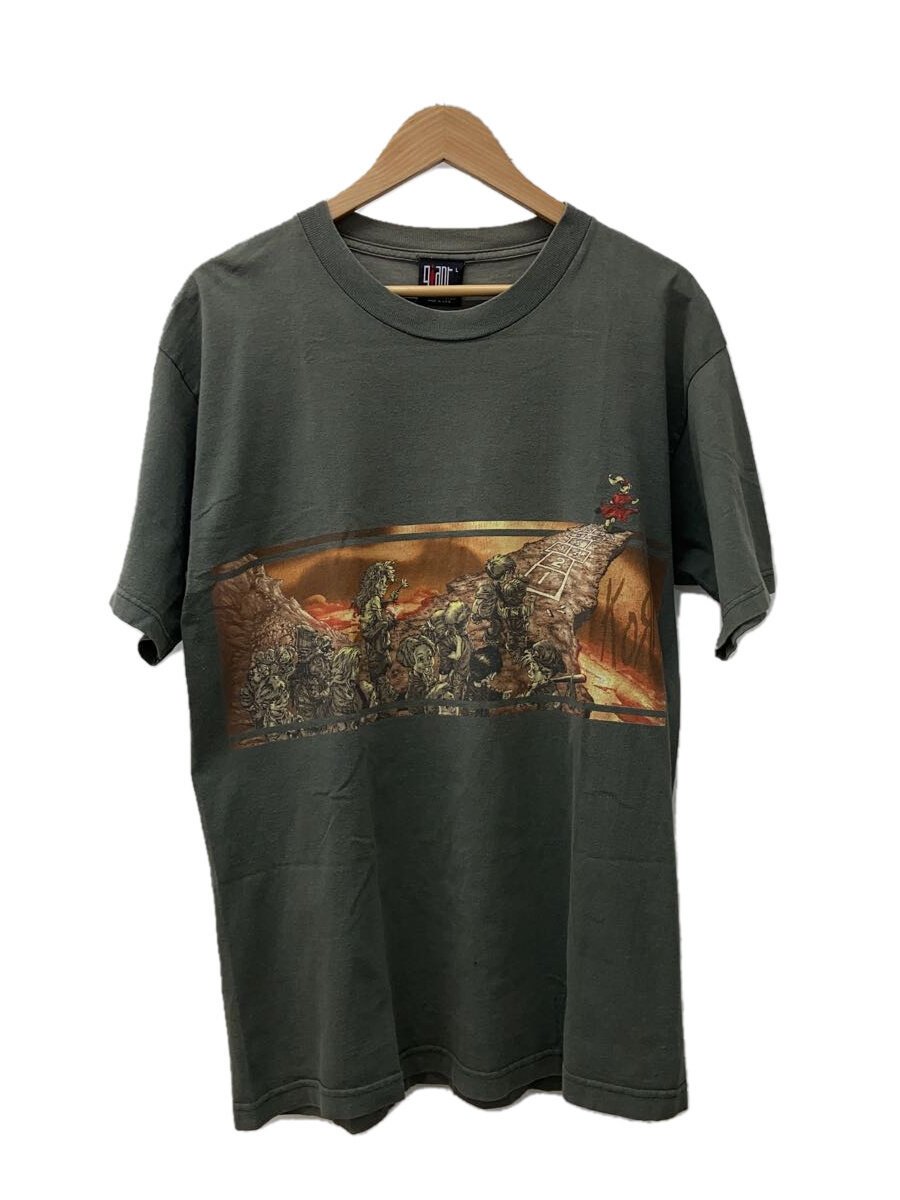 【中古】giant◆korn follow the leader TOUR TEE/L/コットン/KHK/プリント【メンズウェア】｜2ｎｄ STREET 店