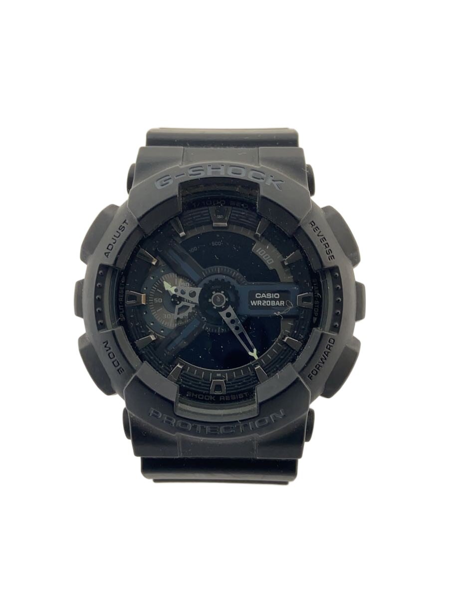 【中古】CASIO◆石英ウォッチ・G-SHOCK/デジアナ/BLK【服飾雑貨他】
