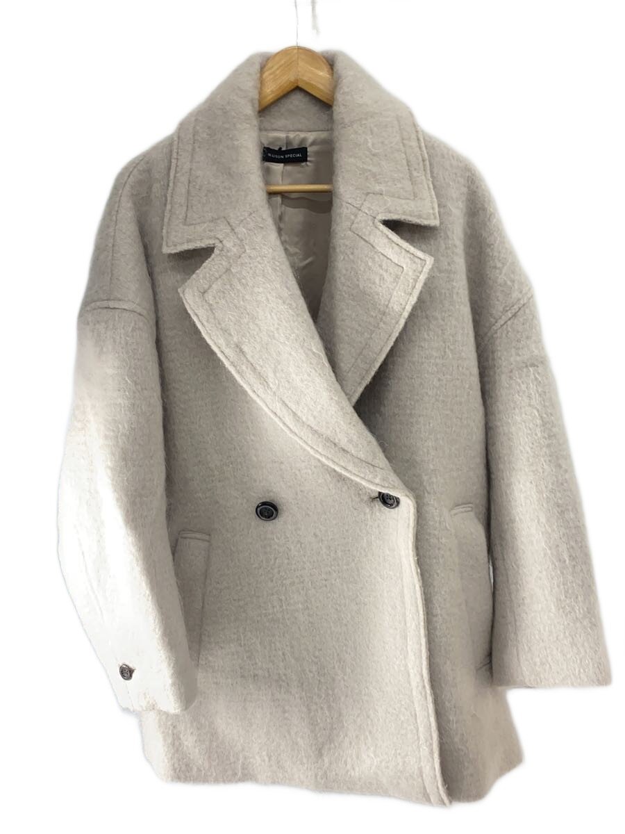 【中古】MAISON SPECIAL◆コート/FREE/ウール/CRM/21232165306/モヘアシャギーコート【レディースウェア】|2nd STREET 店