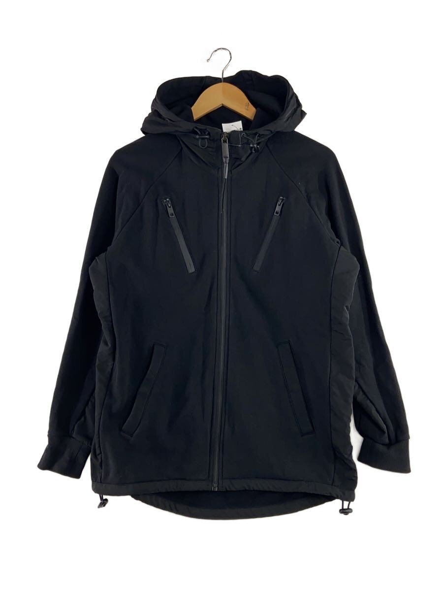 【中古】DIESEL◆ジップパーカー/S/ポリエステル/BLK【メンズウェア】
