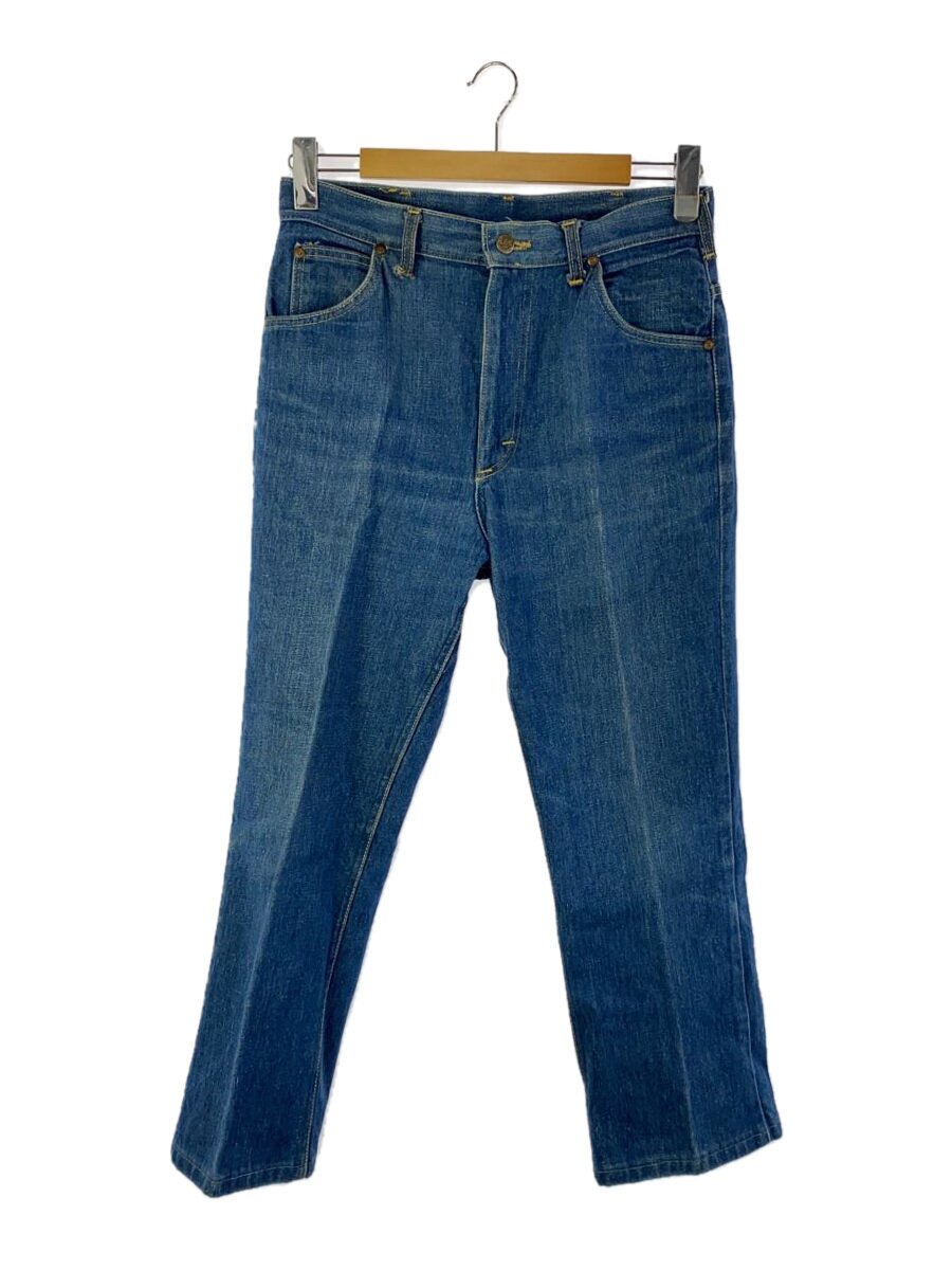 【中古】Lee◆70s/USA製/TALONジップ/引っ切り無いズボン下/ジーンズ/BLU【メンズウェア】