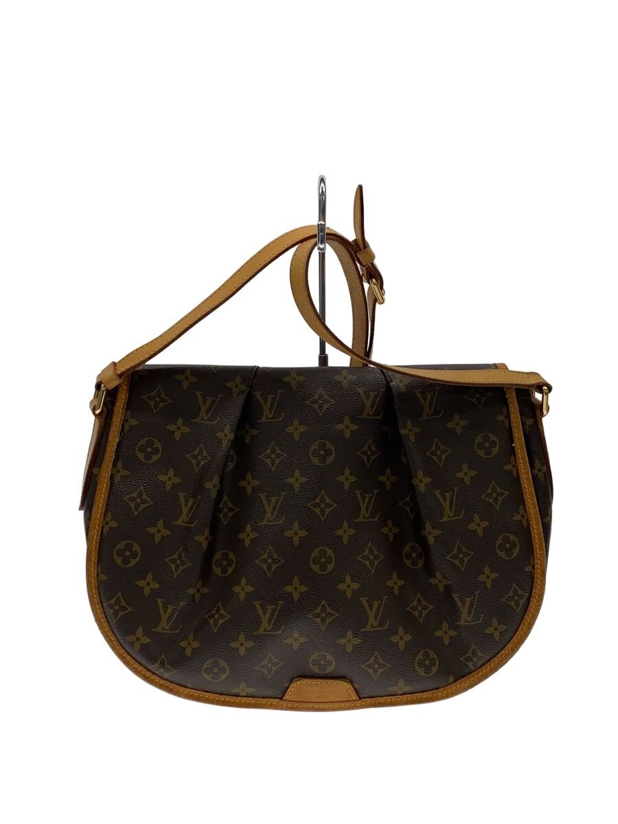 【中古】LOUIS VUITTON◆メニルモンタンMM_モノグラム・帆布/PVC/BRW【御徒面子】