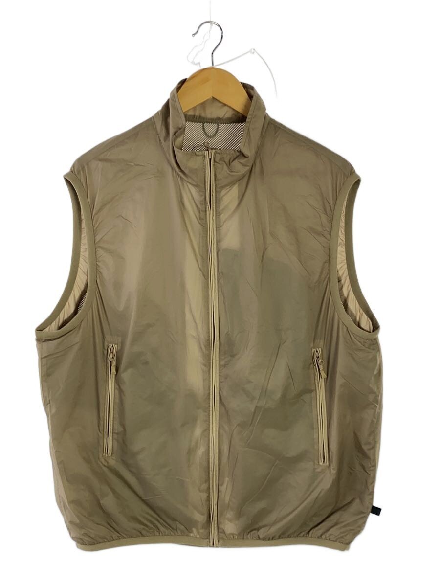 【中古】DAIWA PIER39◆24SS/REVERSIBLE WIND SHIELD VEST/M/ナイロン/BEG/無地/BJ-23024【メンズウェア】