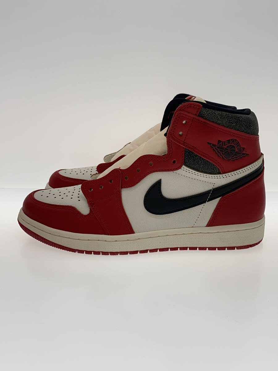 【中古】NIKE◆AIR JORDAN 1 RETRO HIGH OG_エアジョーダン 1 レトロ ご機嫌 OG/27珊/WHT【シューズ】