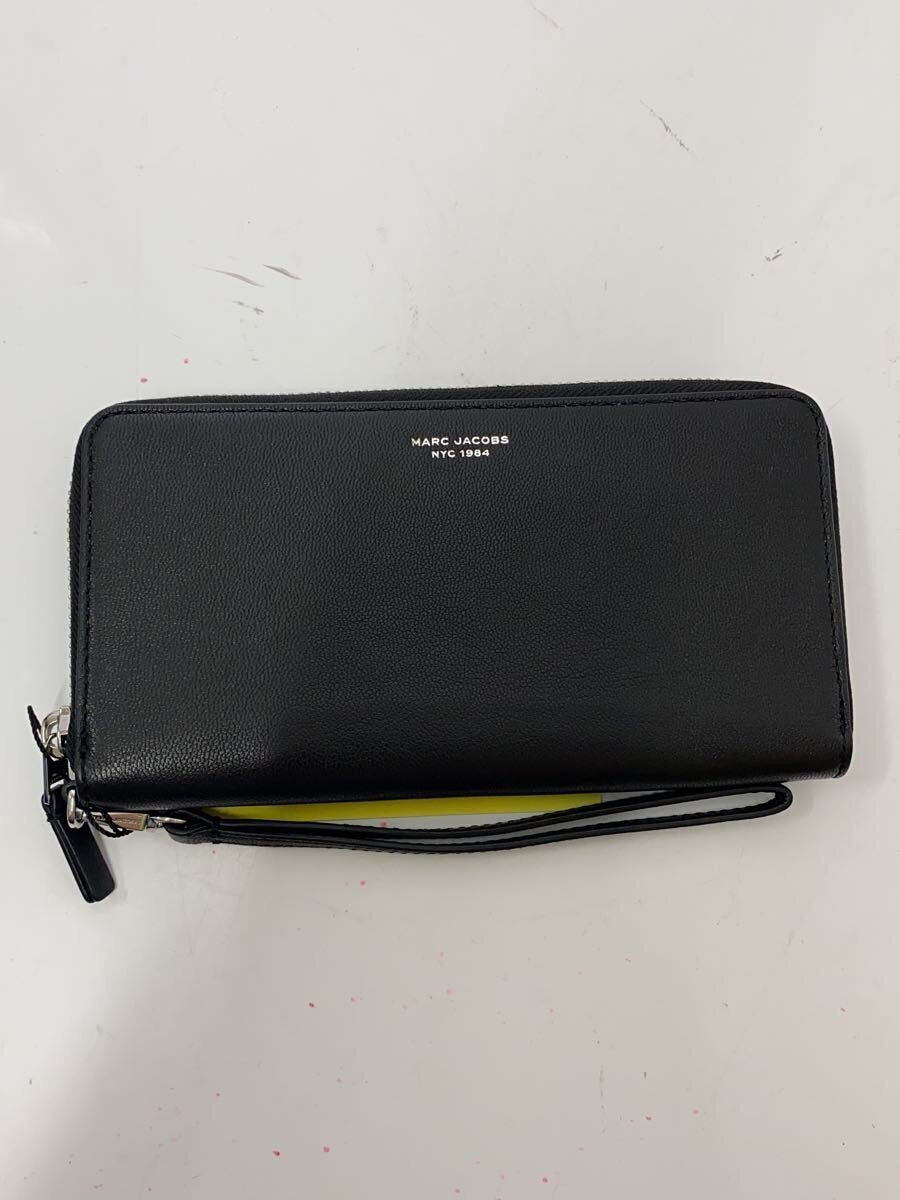 【中古】MARC JACOBS◆長銭入れ/--/BLK/無地/レディース/S171L03FA22-001【服飾雑貨他】