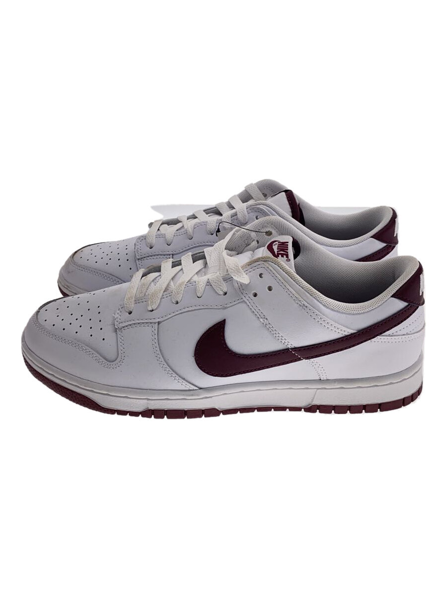 【中古】NIKE◆DUNK LOW RETRO_ダンク 置き目 レトロ/28珊/WHT【シューズ】