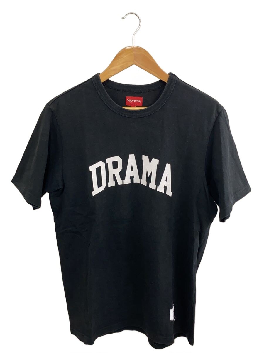 【中古】Supreme◆19AW/DRAMA TEE/プルオーバー/M/綿織物/BLK/当て嵌める感【メンズウェア】