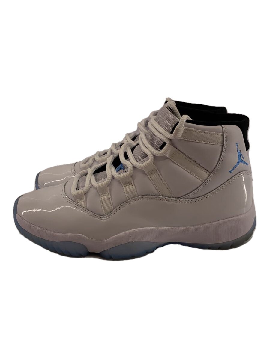 【中古】NIKE◆AIR JORDAN 11 RETRO_エアジョーダン11 レトロ/26.5糎/WHT【シューズ】