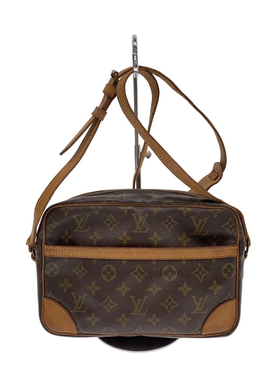 【中古】LOUIS VUITTON◆トロカデロ27_モノグラム・帆布/PVC/BRW【御徒面子】
