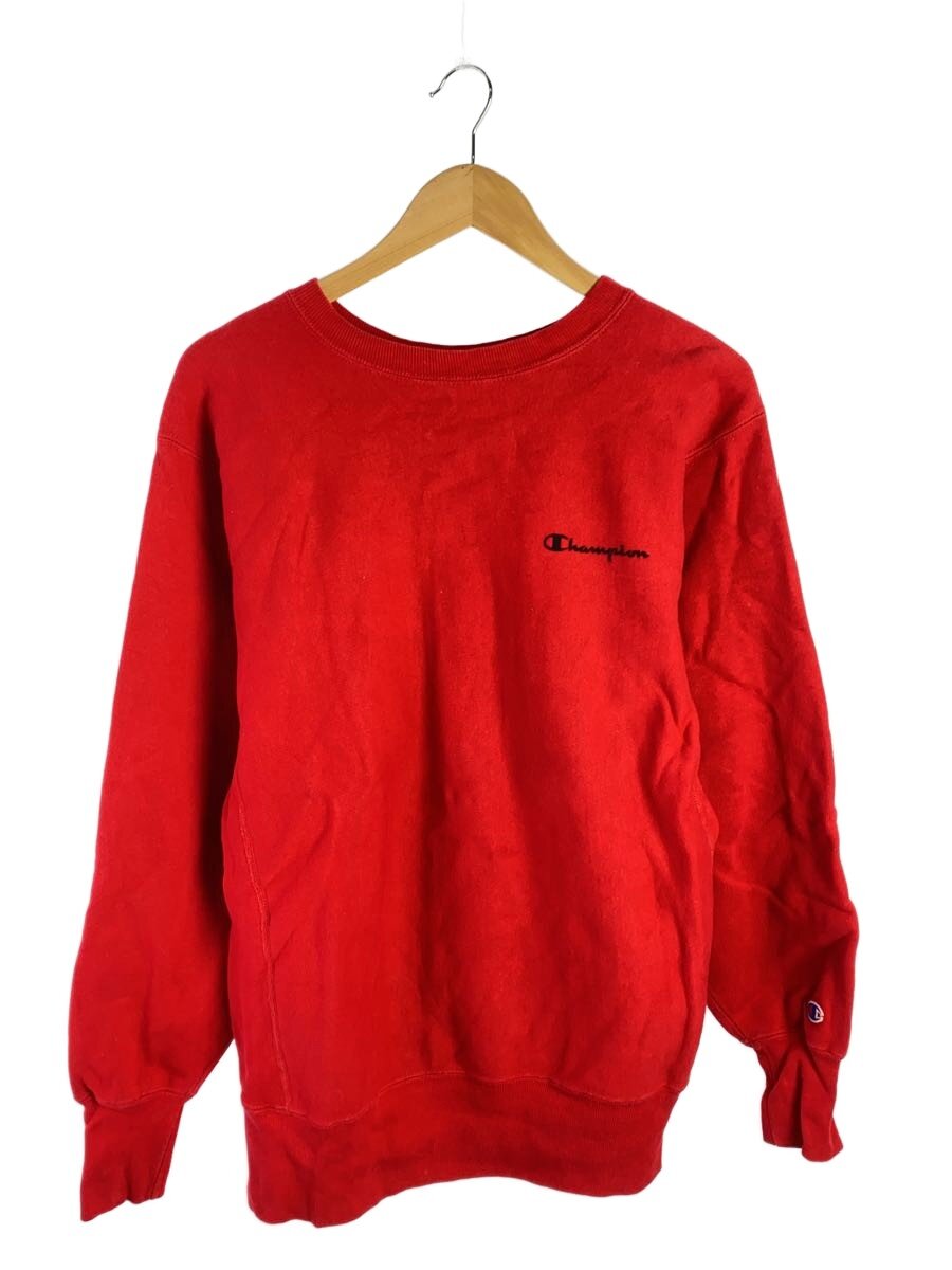 【中古】Champion◆汗水/L/綿織物/RED【メンズウェア】