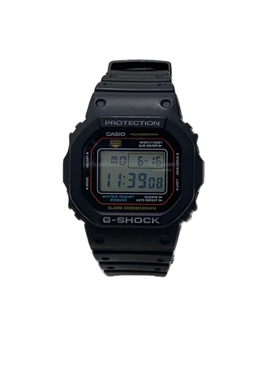 【中古】CASIO◆石英ウオッチ_G-SHOCK/デジタル/--/BLK//【服飾雑貨他】