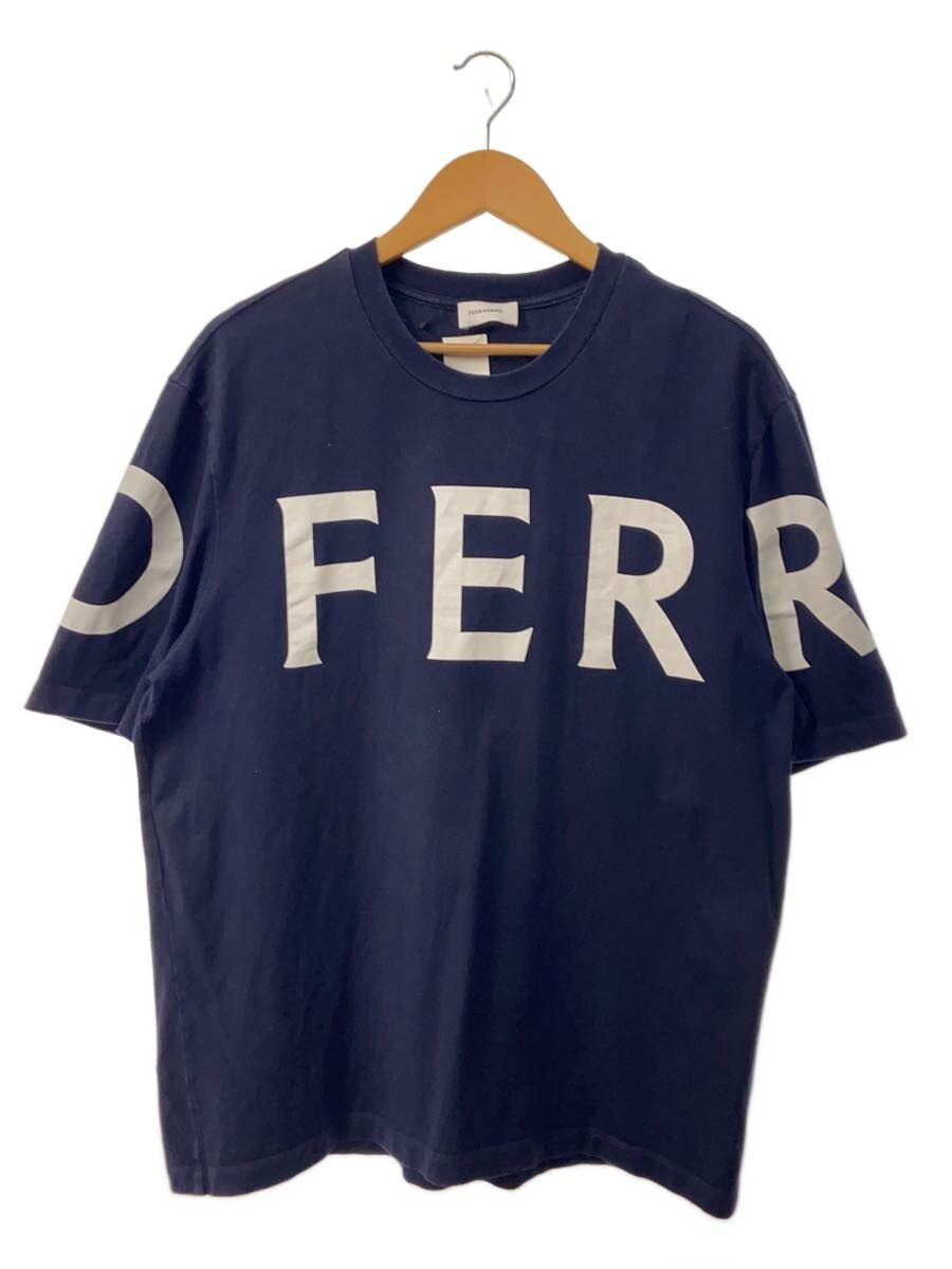 【中古】Salvatore Ferragamo◆Tシャツ/XL/コットン/NVY/サルヴァトーレフェラガモ/ネイビー/紺/【メンズウェア】|2nd STREET 店