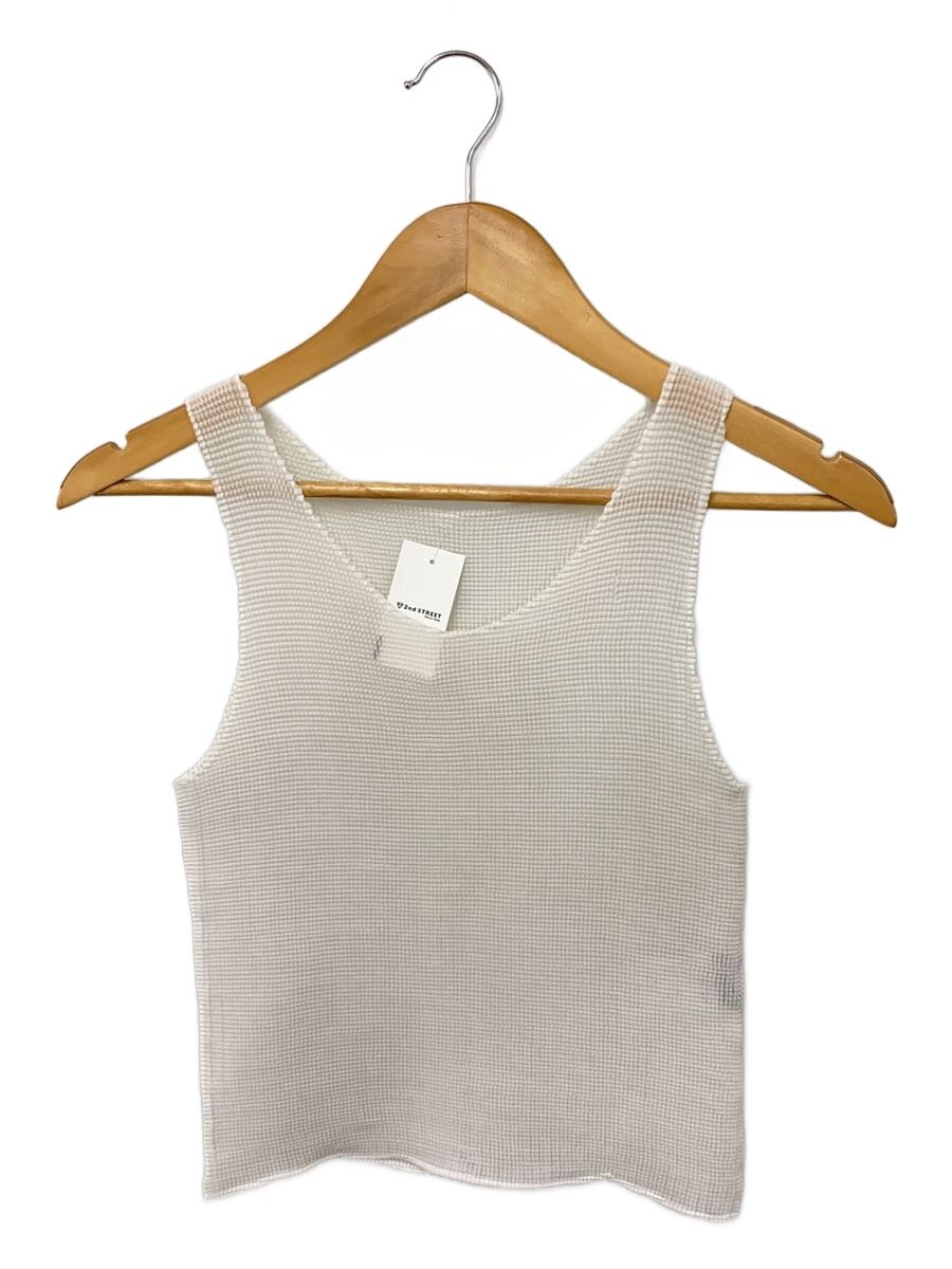 【中古】ISSEY MIYAKE◆ジャバラノースリーブカットソー/M/ポリエステル/WHT/FJ940/ホワイト/? NULL ?【レディースウェア】|2nd STREET 店