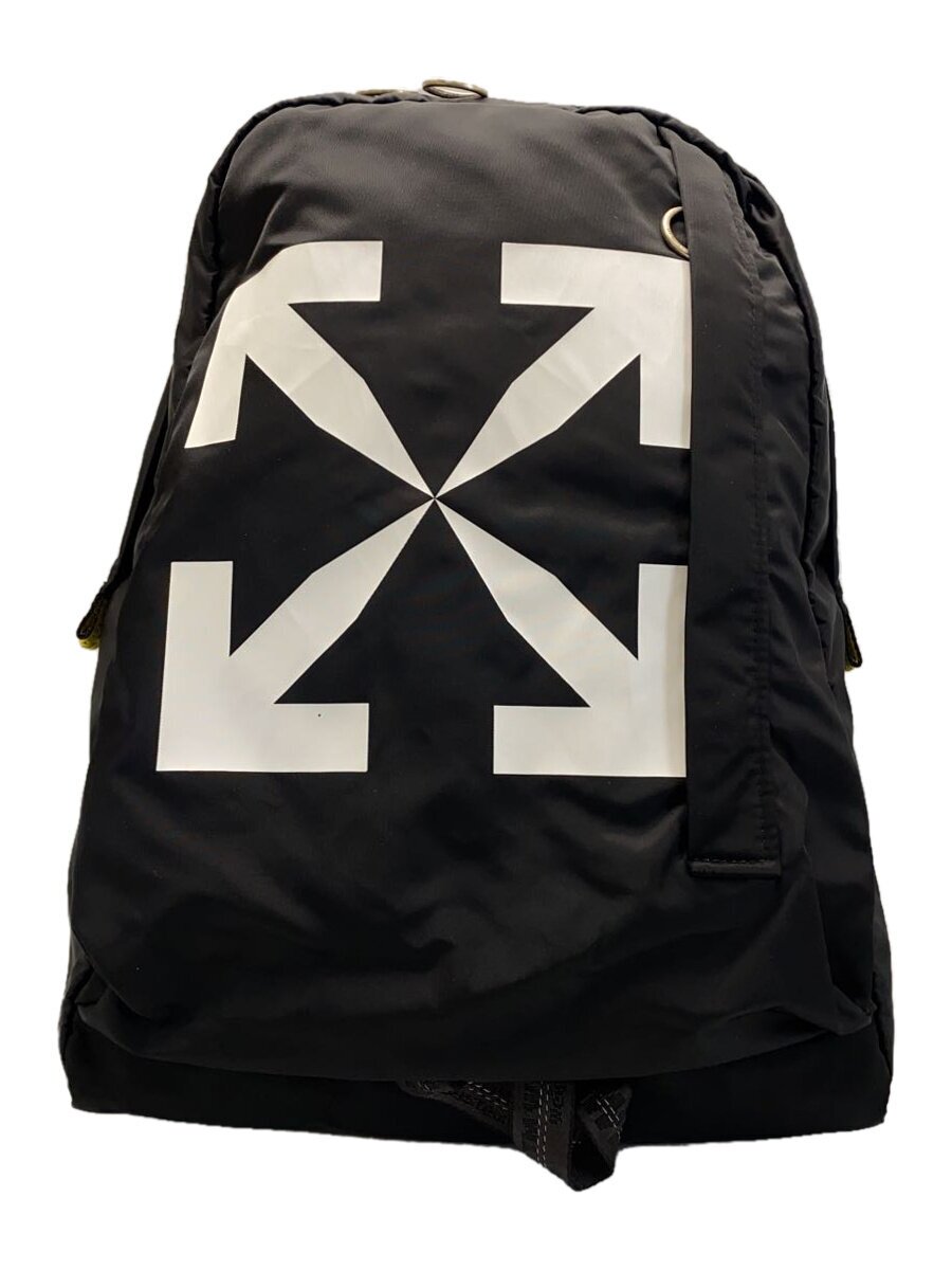 【中古】OFF-WHITE◆リュック/ポリエステル/BLK/無地/OMNB019F20FAB0011001【バッグ】｜2ｎｄ STREET 店