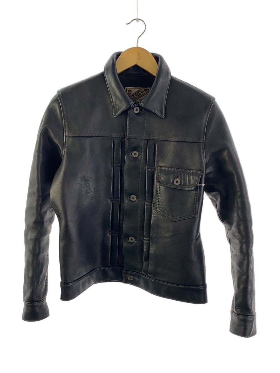【中古】Y’2 LEATHER◆レザージャケット・ブルゾン/36/馬革/ブラック/eb-140【メンズウェア】|2nd STREET 店