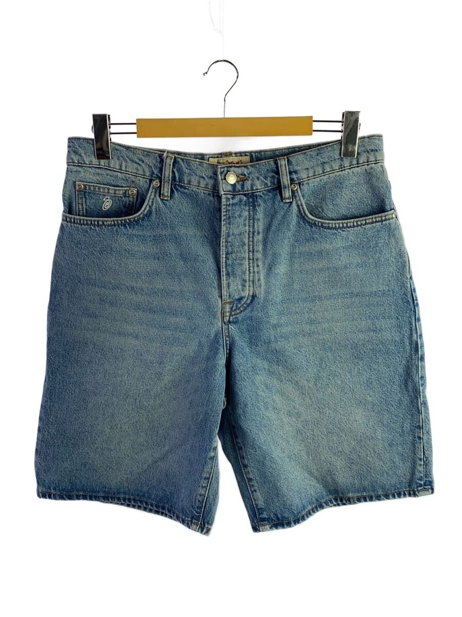 【中古】STUSSY◆BIG OL SHORT DENIM/引き船付/遊撃手ズボン下/32/ジーンズ/IDG/112296//【メンズウェア】