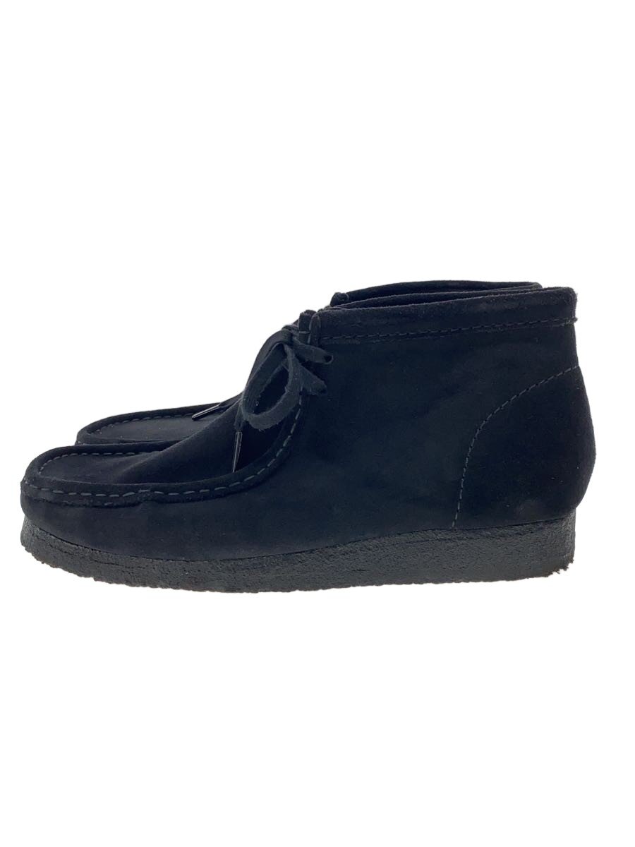 【中古】Clarks◆レースアップブーツ/28糎/BLK/スウェード/61489848//【シューズ】