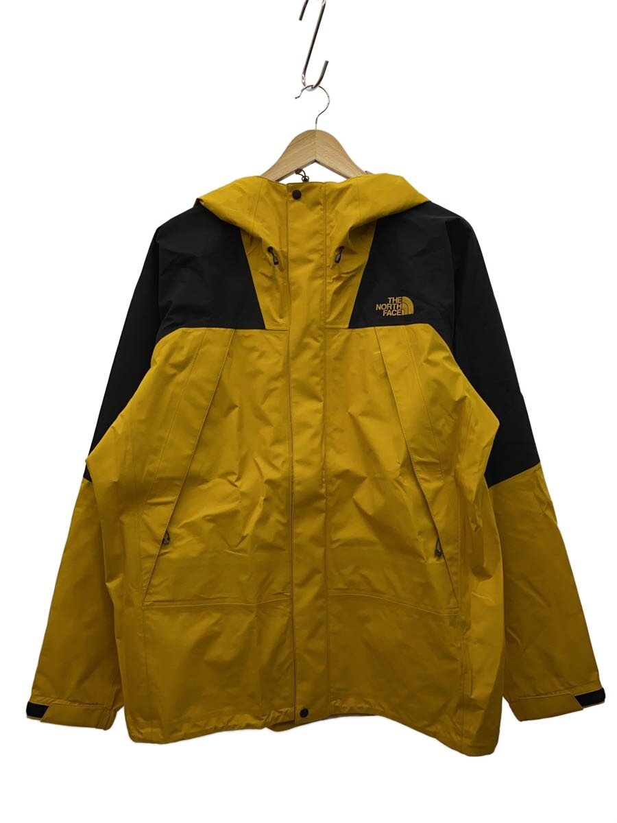 【中古】THE NORTH FACE◆MOUNTAIN ROUNDER JACKET_マウンテンラウンダージャケット/XL/ポリエステル/YLW【メンズウェア】