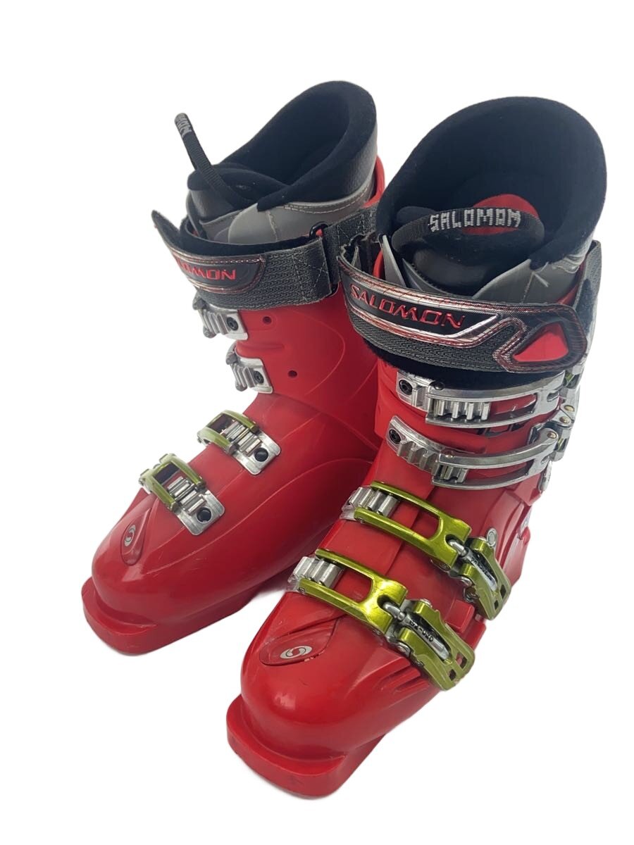【中古】salomon◆スキーブーツ/23cm/RED/FALCON100【スポーツ】