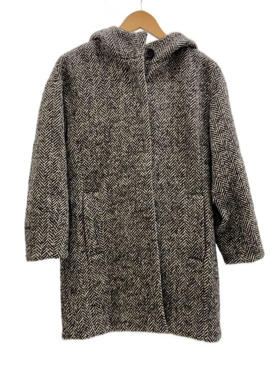 【中古】MACPHEE◆厚地の外套/38/綿織物/GRY/12-0832-08201【レディース御召しもの】