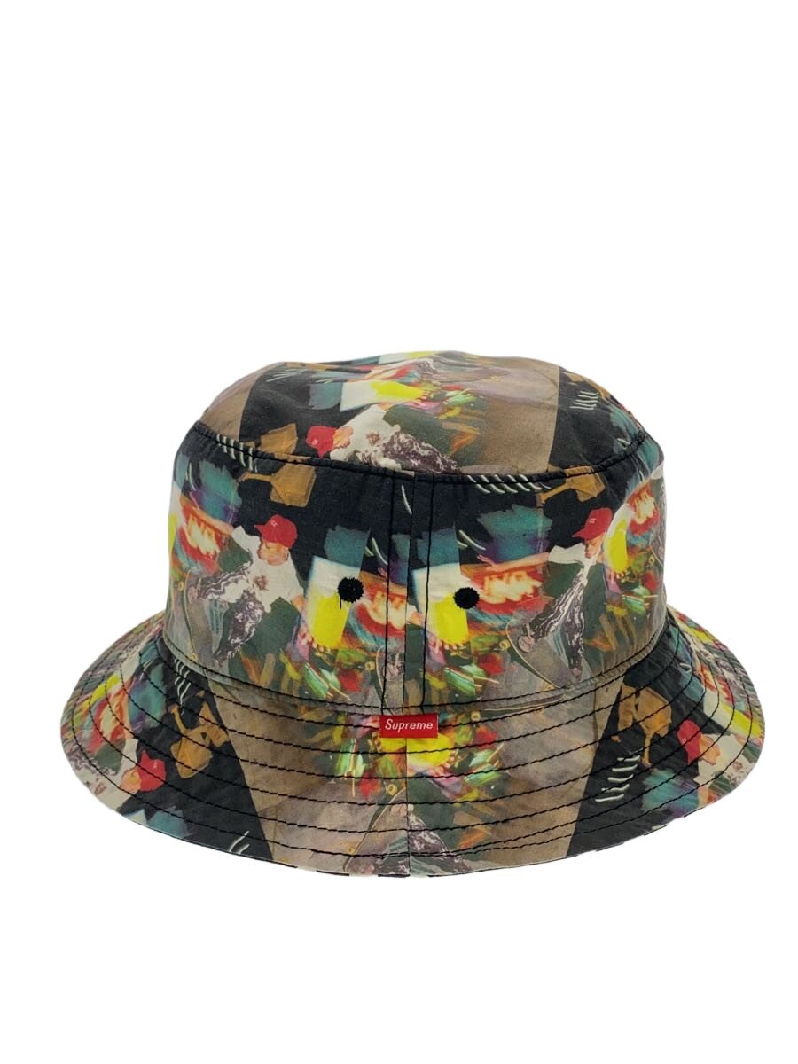 【中古】Supreme◆REVERSIBLE CRUSHER HAT/井戸釣瓶かぶり笠/FREE/マルチ色つや/総柄/メンズ//【服飾雑貨他】