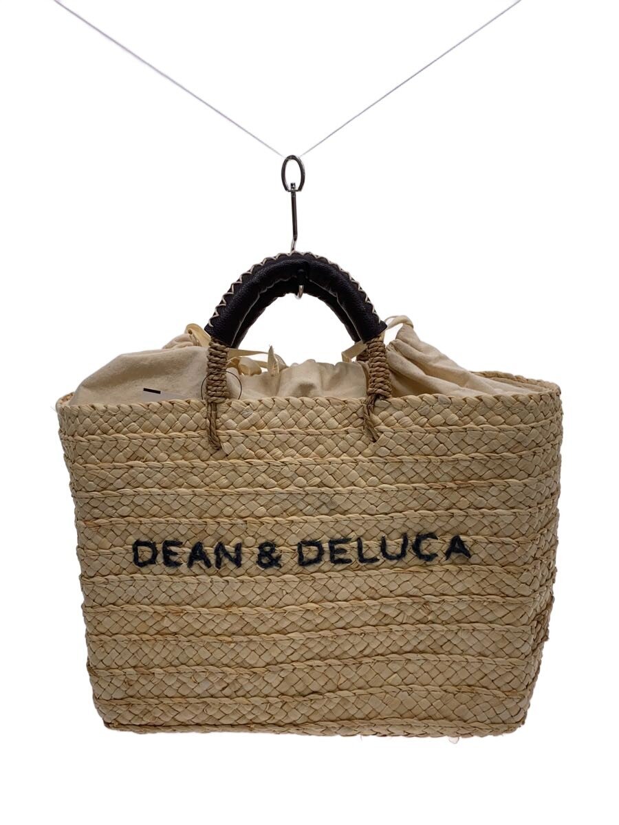 【中古】DEAN＆DELUCA◆BEAMSCOUTURE/保冷カゴ御徒面子/トートバッグ/BEG/ベージュ【御徒面子】