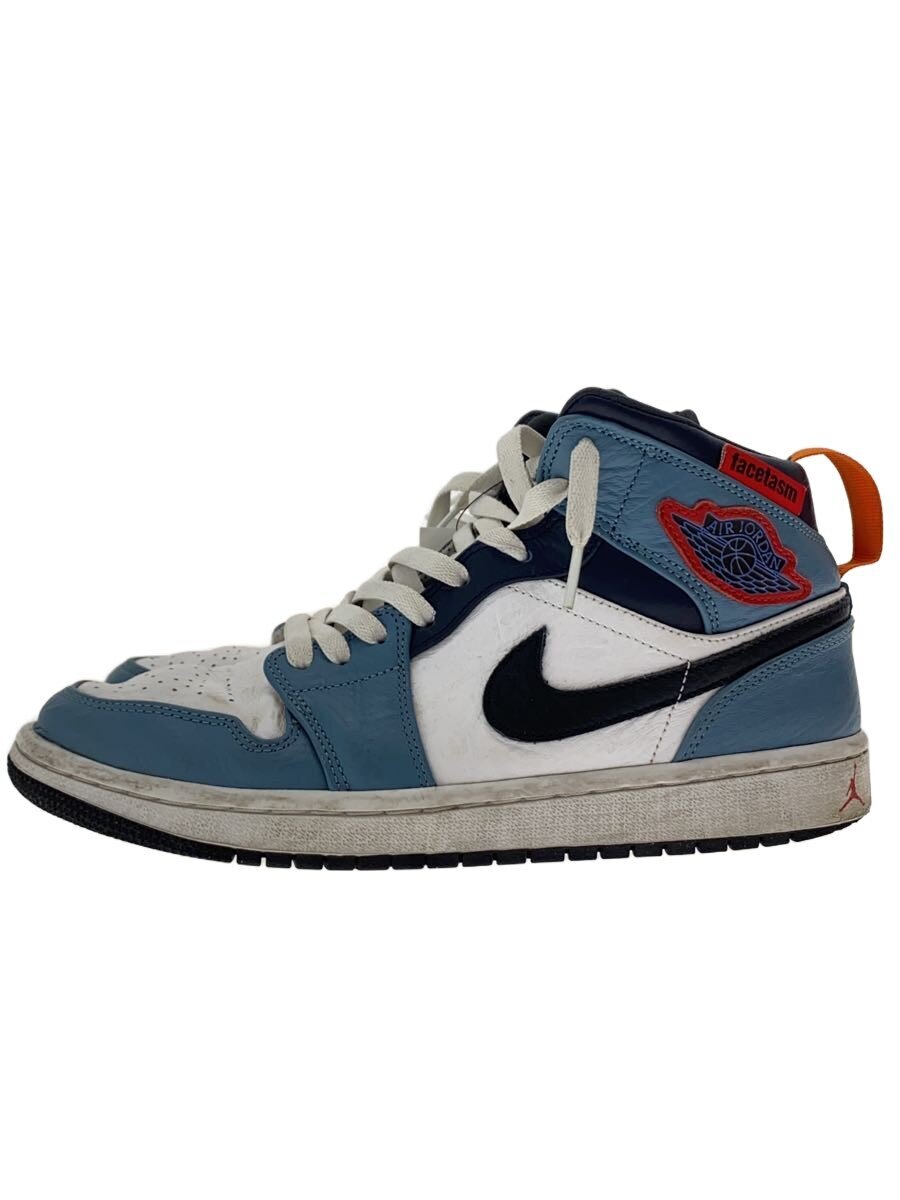 【中古】NIKE◆AIR JORDAN 1 MID SE FRLS APLA/エアジョーダン 1/白いこと/CU2802-100/27【シューズ】