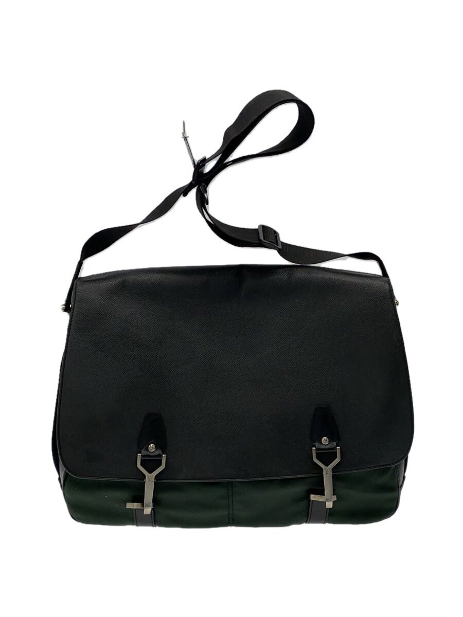 【中古】LOUIS VUITTON◆デルスー_タイガ_BRW/レザー/BLK【バッグ】|2nd STREET 店