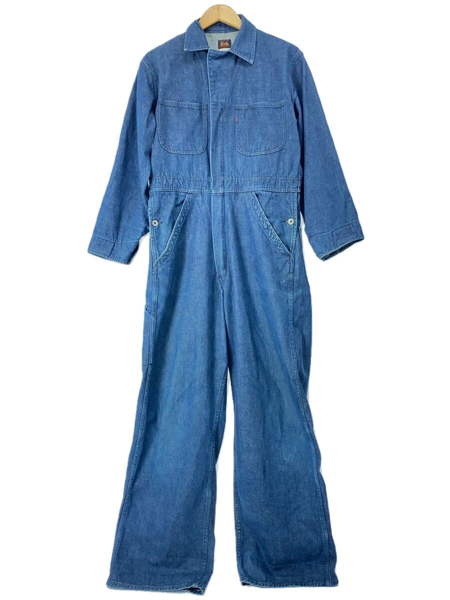 【中古】EVISU◆大層らしいオール/38/綿織物/NVY/無地【メンズウェア】