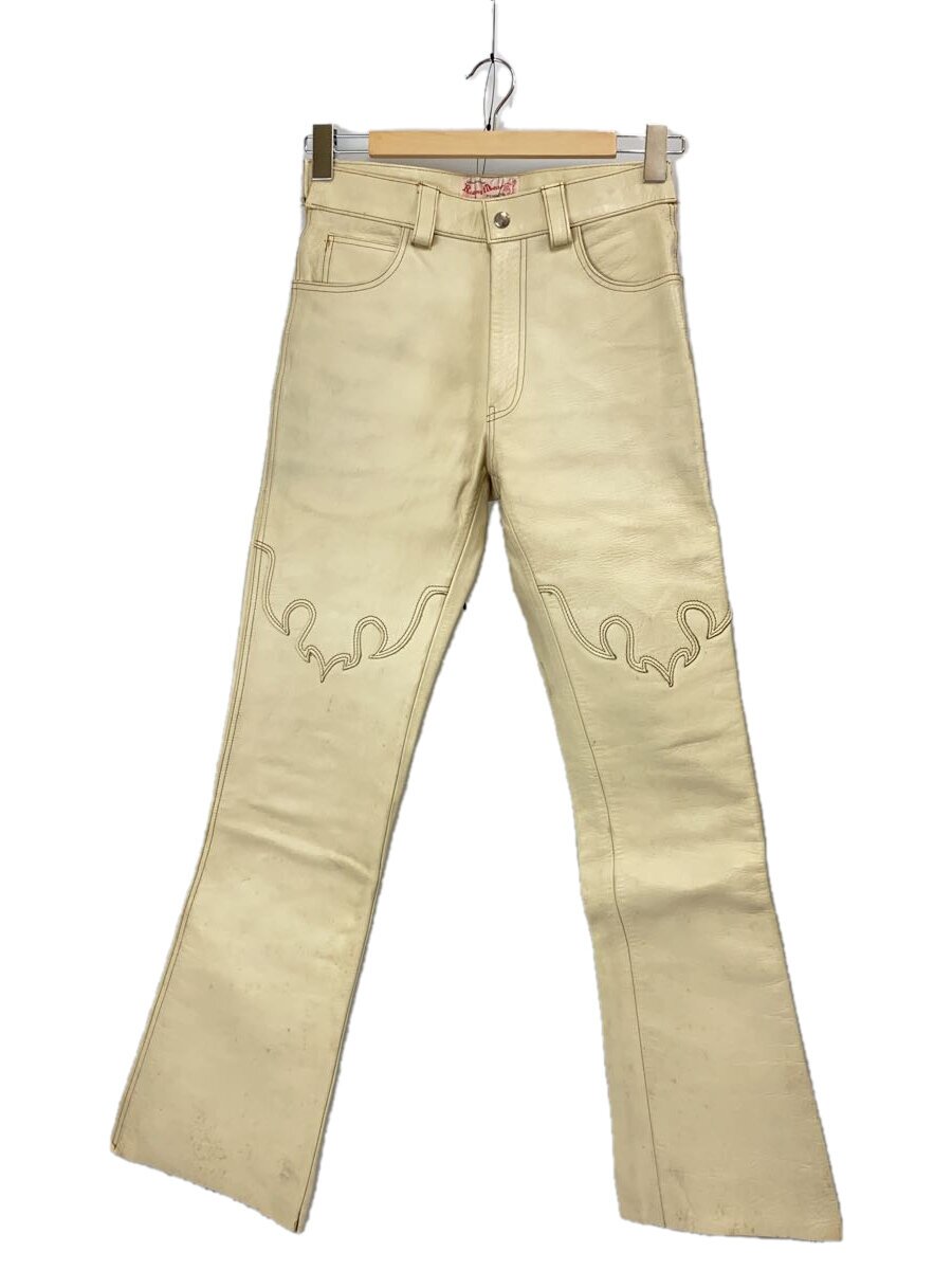 【中古】Y’2 LEATHER◆下つ方/28/なめし革/白いこと/Riding Master【メンズウェア】