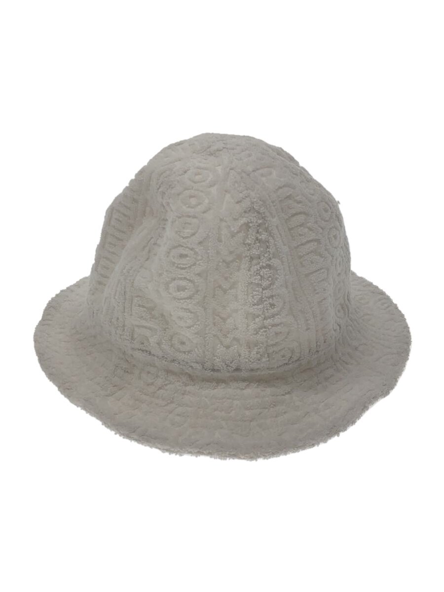 【中古】FENDI◆Terry Bucket Hat/井戸釣瓶かぶり笠/--/綿織物/白いこと/レディース【服飾雑貨他】